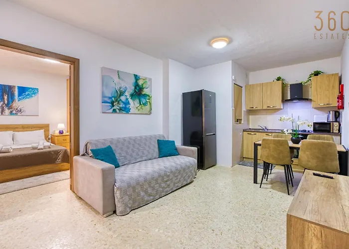 Lovely 1br With Full Amenities In Bugibba By 360 Estates * St Paul's Bay